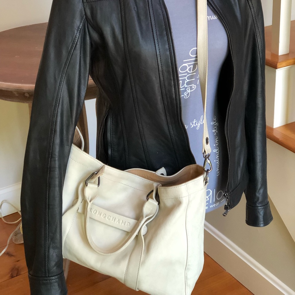 Longchamp Small Leather Tote